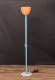 Memphis Postmodern Italian Glass Torchiere