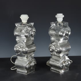 Pair Lars Hellsten for Skruf Table Lamps
