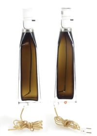 Pair Carl Fagerlund for Orrefors Table Lamps