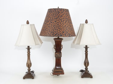 3 Contemporary Table Lamps