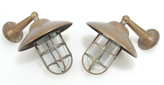 Pair Oceania Nautical Ship Wall Lights