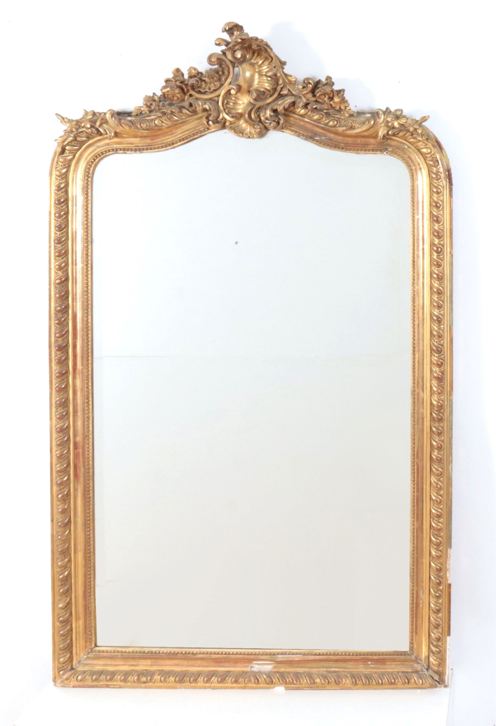 Rococo Style Giltwood & Composition Mirror, 19C (1 of 13)