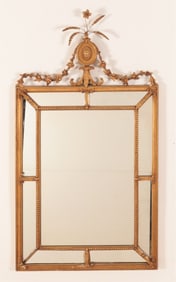 George III Style Giltwood & Composition Mirror