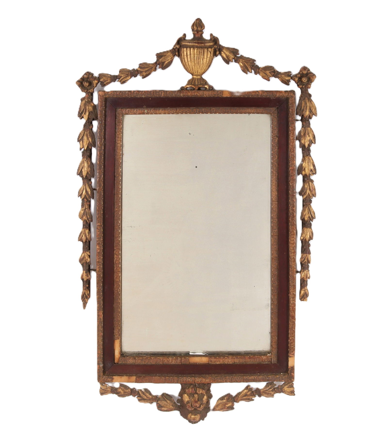 Classical Style Gilt & Gesso Mahogany Mirror (1 of 5)