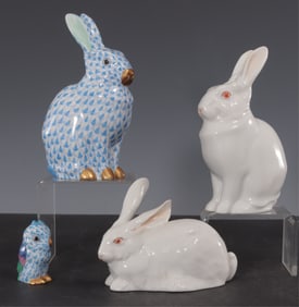 Group of Herend Animals