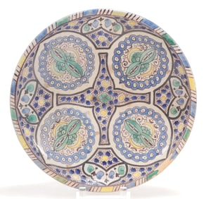 Polychrome Earthenware Charger