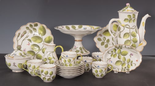 Royal Worcester - Blind Earl Dessert Set