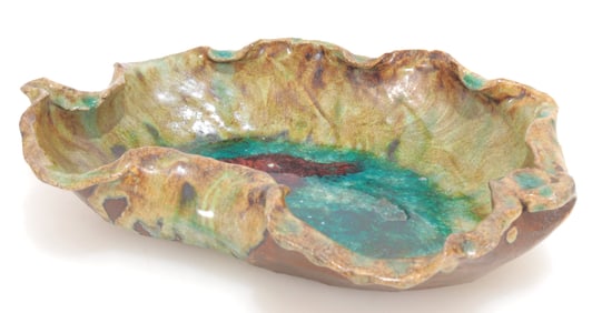 Japanese Art Pottery Centerpiece Bowl