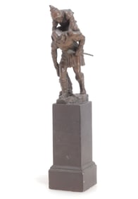 German Metal Statue