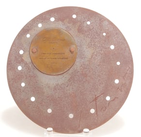 Lucio Fontana - Alfa Romeo Trophy Discus - Carlo Scarambone 1964