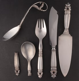 Georg Jensen - Gilbert Rhode Sterling Flatware