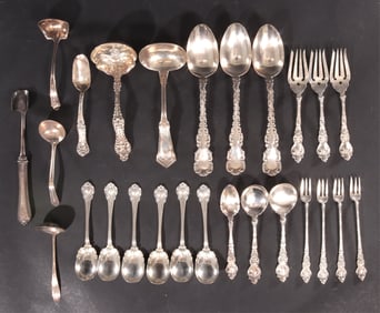 Unger Bros. Sterling & Assorted Serving Flatware