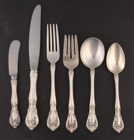 Alvin Sterling Silver Chateau Rose Flatware