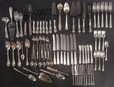 American Silverplate Flatware, 20th C