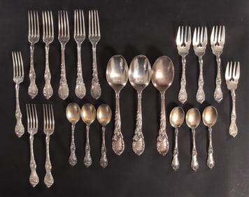 21 Pcs. Reed  & Barton Sterling Silver Flatware