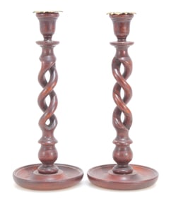 Barley Twist Candlesticks