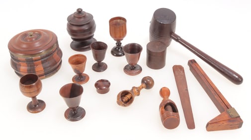 Assorted Group of Wooden & Treen Articles