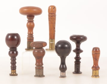Group 7 Brass & Wood Seals
