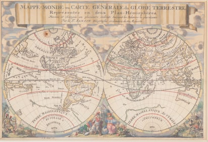 Francois Halma - Carte Generale du lobe Terrestre