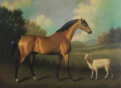 P. English - Horse in Field O/C