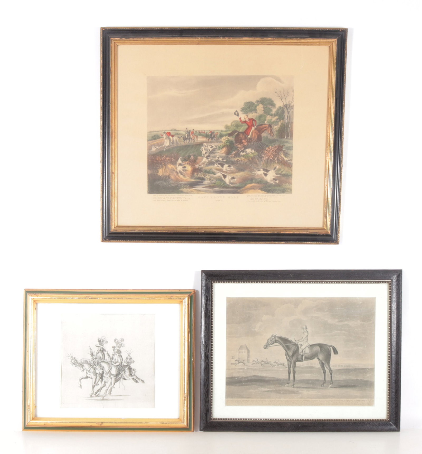 Three Sporting Prints, 17th & 18th C (1 of 18)