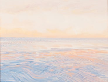 Edna Whyte - Pastel Tone Seascape O/B