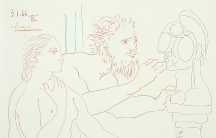 After Pablo Picasso - Model & Sculptor