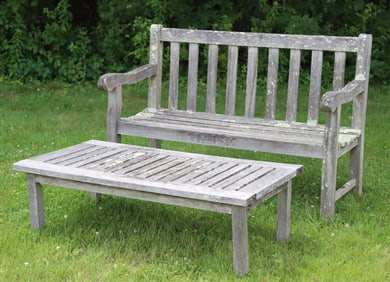 Teakwood Bench & Table