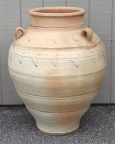 Large Cretan Earthenware Garden Urn