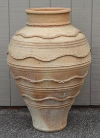 Large Cretan Earthenware Garden Urn