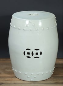 Chinese Porcelain Barrel Garden Stool
