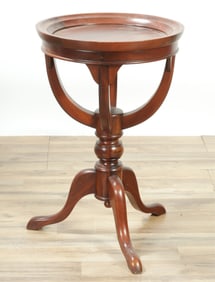Classical Style Mahogany Tripod Side Table