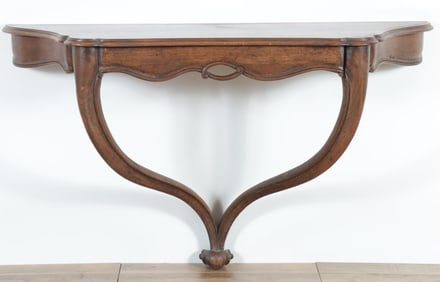 Italian Made French Prov. Style Walnut Console