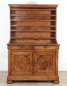 French Provincial Walnut Buffet, 19th C.