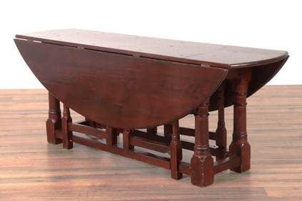 English Stained Pine Gateleg Coffee Table