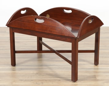 George III Style Mahogany Butler's Tray Table