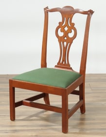 Chippendale Mahogany Slipper Chair