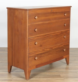 American Red Stained Pine Mule Chest