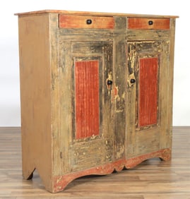 Country Painted Cabinet