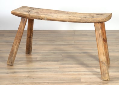 Country Ash Long Bench, 19th C.