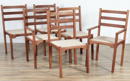 Six Kipp Osborne MCM Style Dining Chairs