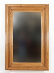 Large Classical Style Pine Mirror