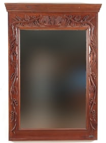 Anglo-Indian Style Teak Mirror