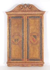 Florentine Renaissance Style Triptych Mirror