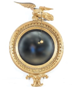 Federal Gilt Wood Convex Mirror