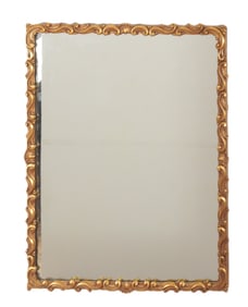 Rococo Style Giltwood & Composition Mirror