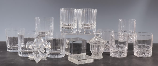 Baccarat, Tiffany & Dansk Design Cut Glass