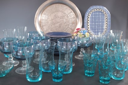 Vintage Drinking Glasses, Table Service Items