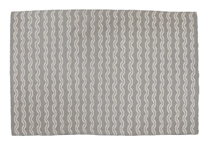 Modern Geometric Wool Carpet 5 x 7-10
