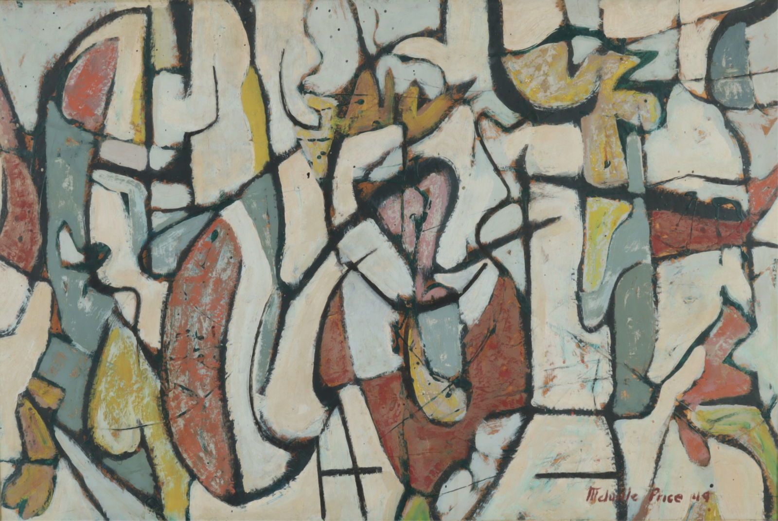 Melville Price - Untitled Abstract O/B (1 of 7)